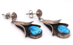 Lot of 2 Sterling Silver Dangle Earrings