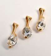 Nice Trio of CZ & 14k Pendants