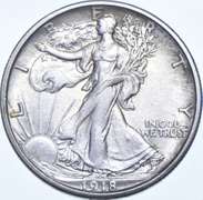 1918-S Walking Liberty Half Dollar