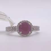14kt Gold, Ruby, & Diamond Ring