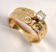 Pretty 2 Piece Wedding Set