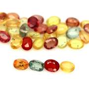 Heated only! 6.75ct fancy color Sapphire set