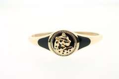 Charming Onyx Spotted 14k Gold Panther Handmade Italian Bangle Bracelet with Cubic Zirconias