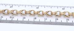 Shining 14KT Double Link Charm Bracelet