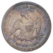1858 Seated Liberty Quarter