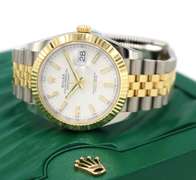 Rolex Datejust Two Tone 18kt Gold Watch