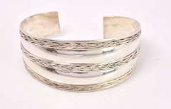 Large Ladies Bracelet in Sterling Silver