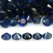 Stunning 6.19ct ink blue Sapphire set