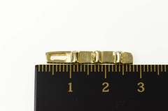 14K Yellow Gold 0.34 Ctw Diamond Tiered Classic Bar Pendant