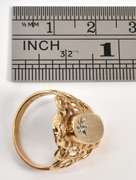 Pretty Filigree Signet Ring