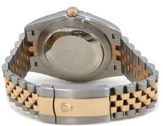 Rolex Datejust Two Tone 41mm Rose Gold Watch