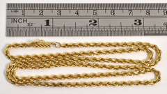 Popular Diamond Cut Rope Necklace