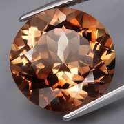Simply ravishing 10.96ct VS Imperial Topaz solitaire