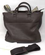 Tiffany & Co Brown Leather Tote Handbag