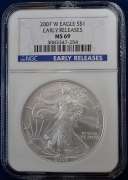 2007 American Silver Eagle NGC MS69 Early Releases