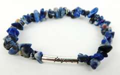 Sterling & Sodalite JOY Bracelet