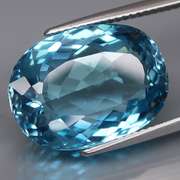 Impressive 18.06ct top Swiss blue Topaz