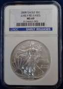 2008 American Silver Eagle NGC MS69 Early Releases