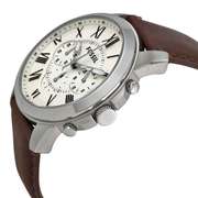 Fossil Cream Dial Chronograph, New In Box.