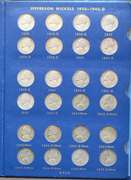 3 Complete Sets Jefferson Nickels 1938-1961
