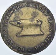 1820's W. H. Mott Civil War Token - NY 615