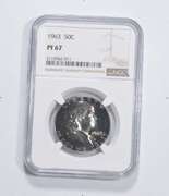 PF67 1963 Franklin Half Dollar - Graded NGC Great Color