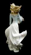 Strolling Through the Meadow 14inc Porcelain Figurine