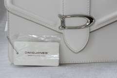 New Arrival Off-White Color Hand Bag By David Jones