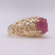 14kt Solid Yellow Gold Cocktail Ring