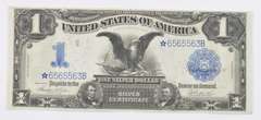 1899 $1 Black Eagle United States Silver Certificate - Large Note