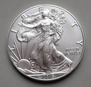 2016 W Uncirculated Silver Eagle With Box & Paper