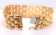 Sterling Silver Wide Bracelet