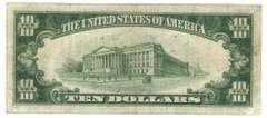 Scarce Series of 1928 Small Size $10 Gold Certificate note