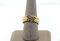 Exquisite 14k Gold Channel Set Diamond Ring