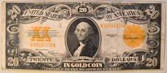 $ 20 1922 Series Gold Certificate.