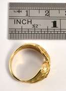 Reflective Modern 14k Gold Ring