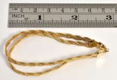 double Braided 14k Bracelet