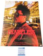 The Weeknd Autographed Heartless 24x30 Photo Poster ACOA