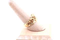 Traditional Design 14k Gold Italian Handmade Ring