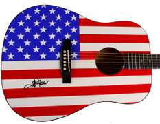 Toby Keith Autographed Facsimile Signed Acoustic Guitar