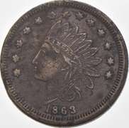 1863 F. Gies Civil War Token R-8 225 AG 3A