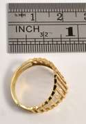 Pretty Diamond Cut Lattice Style Ring