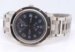 Hermes Stainless Steel Navy Blue Watch