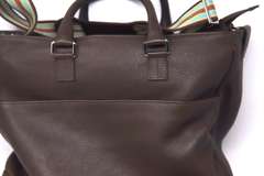 Tiffany & Co Brown Leather Tote Handbag