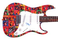 Peter Max Autographed Signed Photo Guitar Graphics NYC Statue Liberty Art ACOA