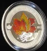 Canada: 2013 $10 Silver (Hf Oz) colorized Maple