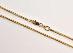 Popular 14k Box Link Necklace