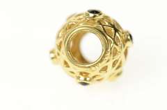 14K Yellow Gold Pandora Black Onyx Constellation Charm/Pendant
