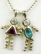 Sterling Mother's Charm Necklace