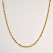 Glittering Diamond Cut Rope Necklace